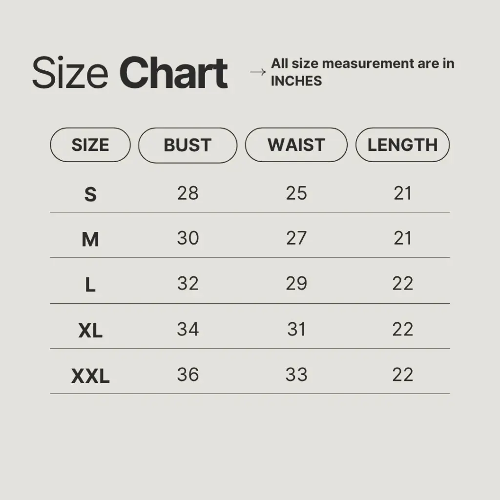 Black and Ivory Minimalist Size Chart Instagram Post.webp