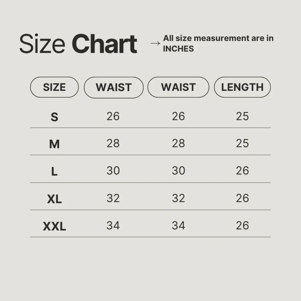 Black and Ivory Minimalist Size Chart Instagram Post.webp