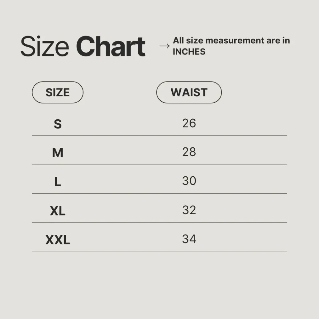 Black and Ivory Minimalist Size Chart Instagram Post.webp